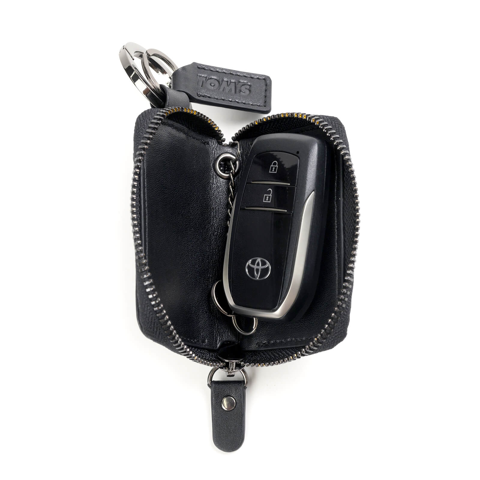 スウェードキーケース