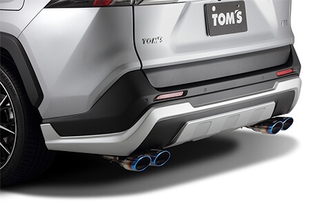 【RAV4】リヤバンパーガーニッシュ(トムス・バレル装着車用)