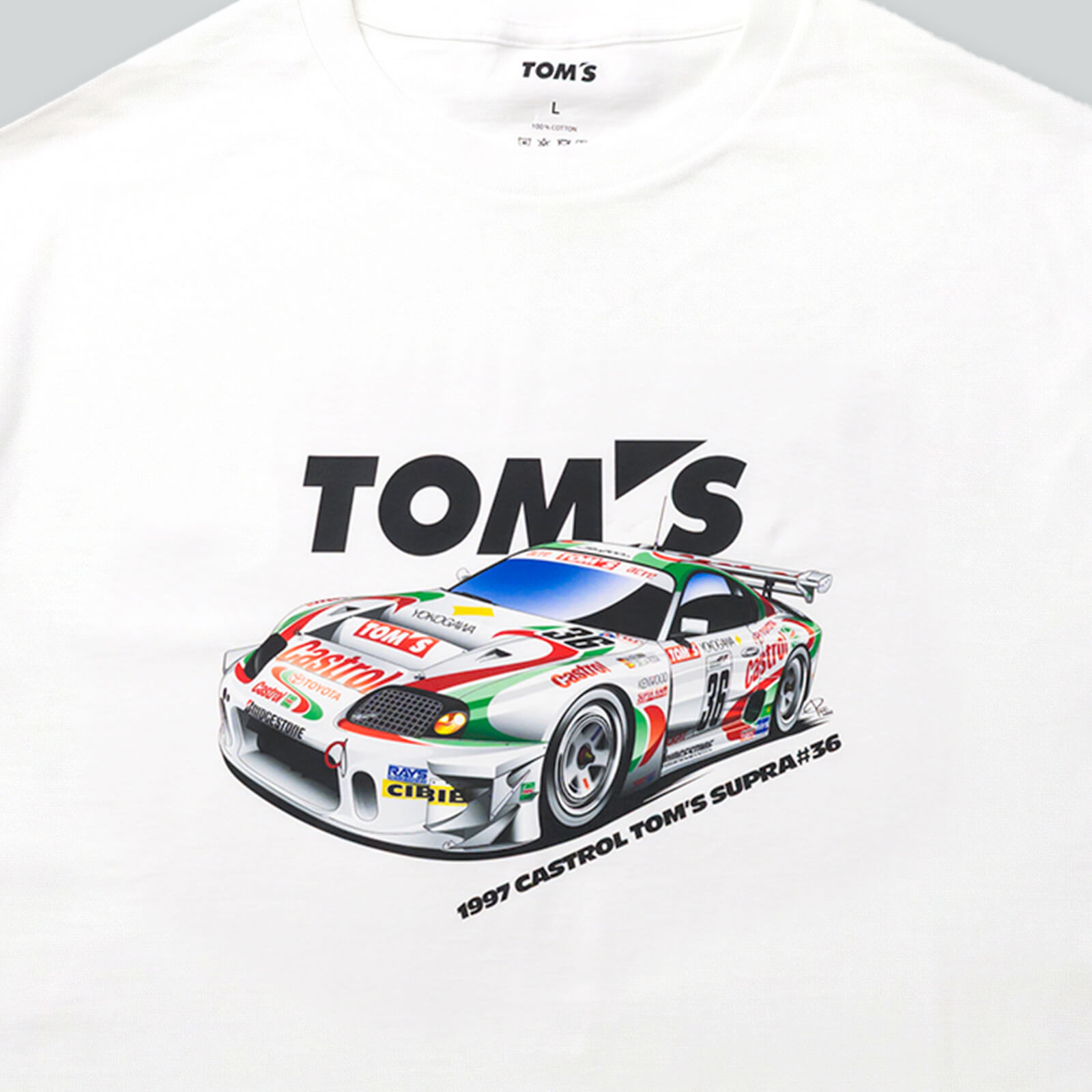 カーデザインTシャツ【カストロールスープラ】