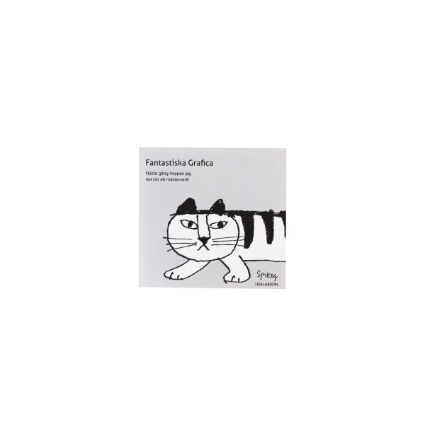 ブック型付箋 スケッチねこたち グレー Lisa Larson キャラクター Sketch Series Tonkachi Store