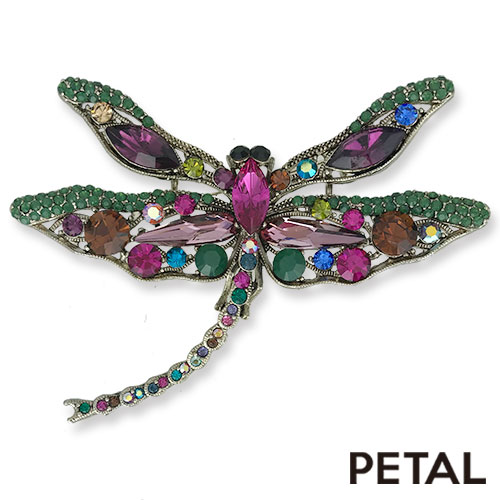 ✿とんとんぶうた✿　リクエストブローチ5点 PETAL MARKET | アクセサリー | 上品で高貴なトンボのブローチ