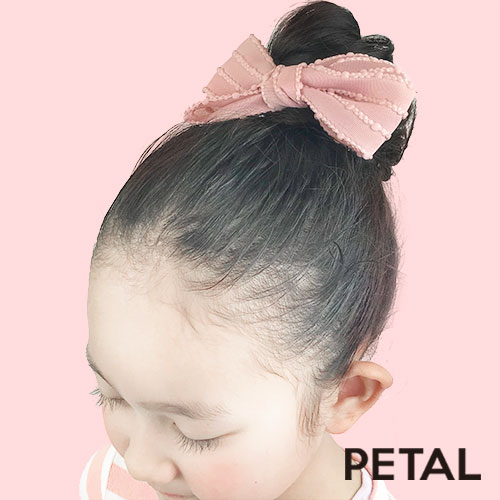 キッズ☆上品なリボンバレッタ【PETAL MARKET】