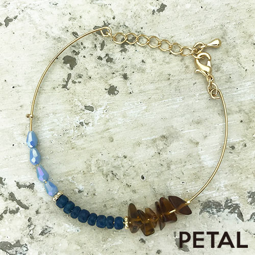 天然石のバングルブレス【PETAL　MARKET/TonnyWords】