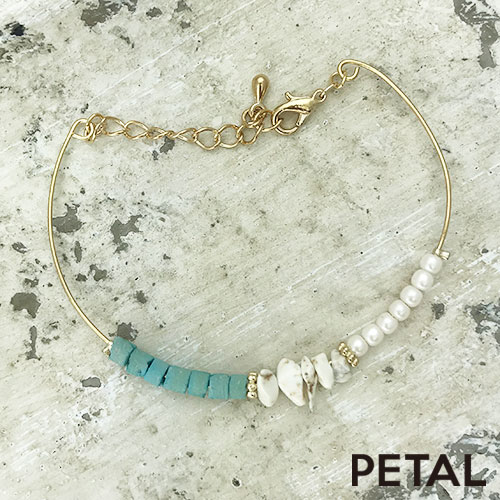 パールバングルブレス【PETAL MARKET】