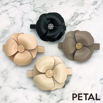 マカロンフラワーバレッタ【PETAL MARKET】