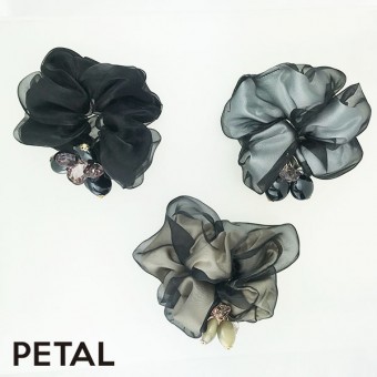 シースルー大人シュシュ 【PETAL MARKET】