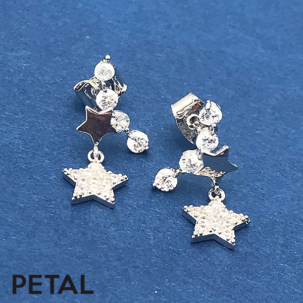 caronシリーズ　ピアス 星スイング　【PETAL MARKET】