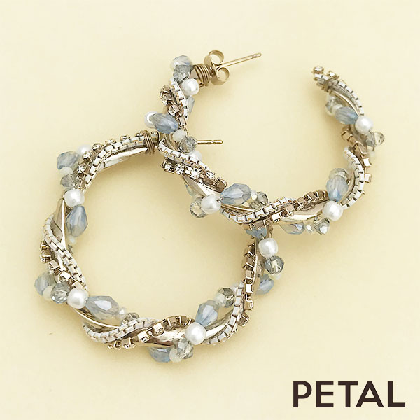 ピアス フープキャンディ【PETAL MARKET】