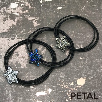 BLACK スタースターゴム【PETAL MARKET】