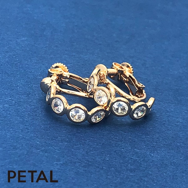 caronシリーズ イヤリング&ピアス ドット　【PETAL MARKET】