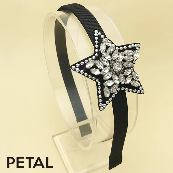 星ビジューカチューシャ【PETAL MARKET】