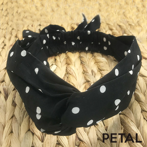 ハッピーな気分 ドットターバン【PETAL MARKET】