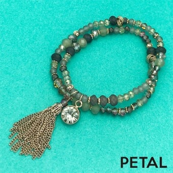 NEW bijoux2連ブレスレット【PETAL MARKET】