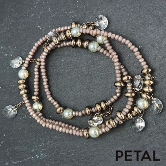LALA bijoux3連ブレスレット シャーロット【PETAL MARKET】