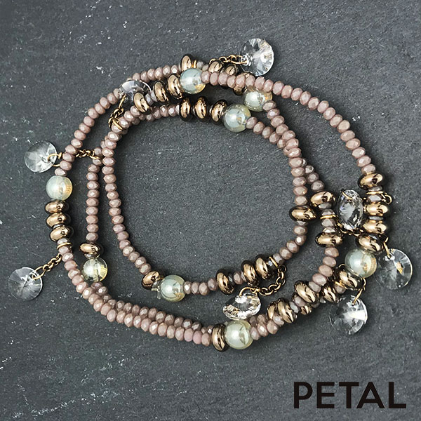 LALA bijoux3連ブレスレット シャーロット【PETAL MARKET】