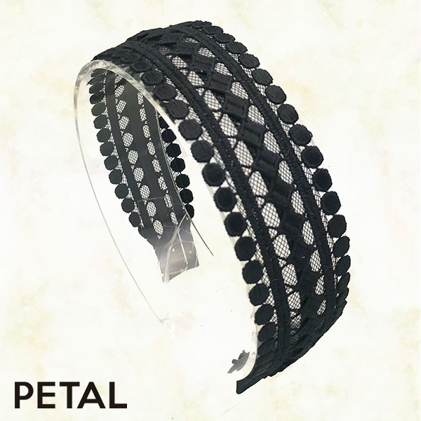 QUI レースカチューシャ ローラン【PETAL MARKET】