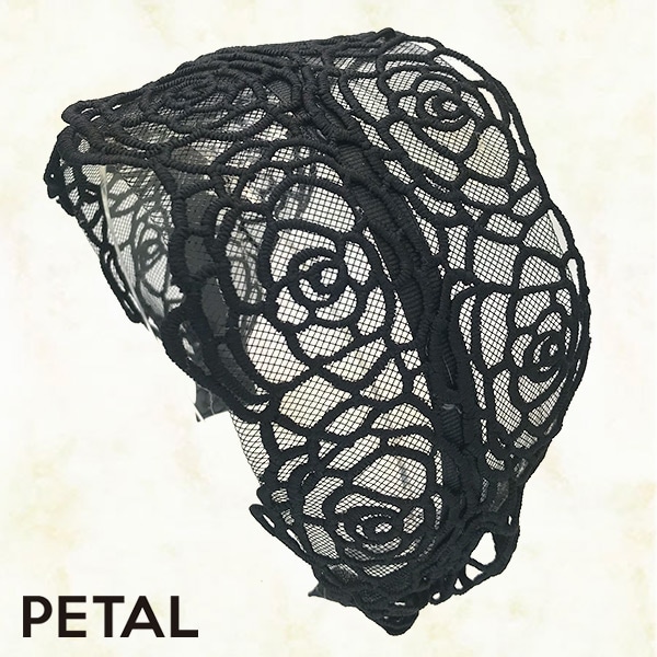 QUI レースカチューシャ 　ローズ【PETAL MARKET】