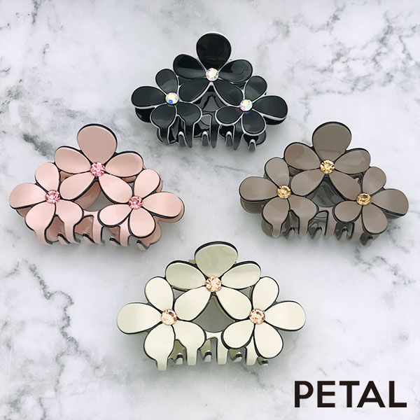 マカロン フルフラワークリップM　【PETAL MARKET】