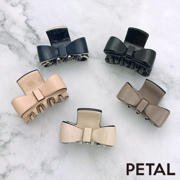 NEWマカロンミニリボンクリップ【PETAL MARKET】