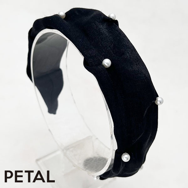 パールギャザーカチューシャ【PETAL MARKET】