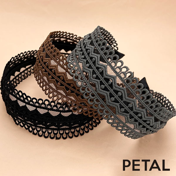 QUI レースカチューシャ　レカ 【PETAL MARKET】