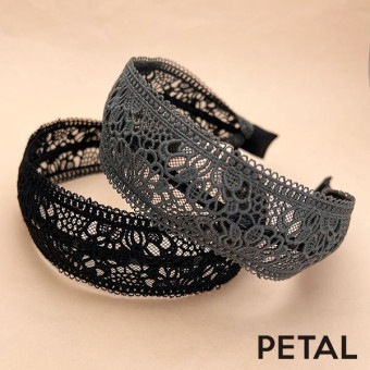 QUI レースカチューシャ 　マイン 【PETAL MARKET】