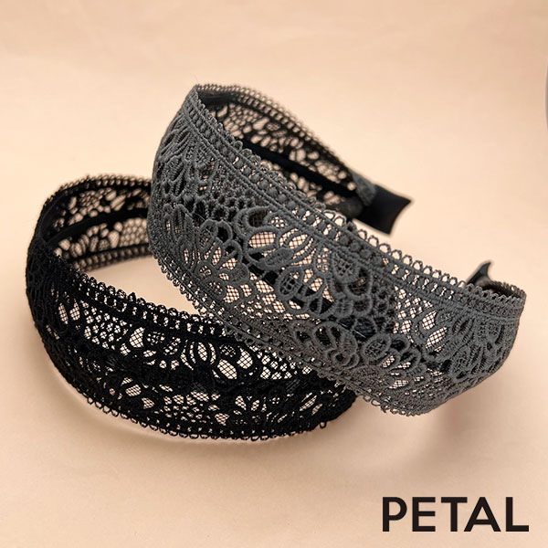 QUI レースカチューシャ 　マイン 【PETAL MARKET】