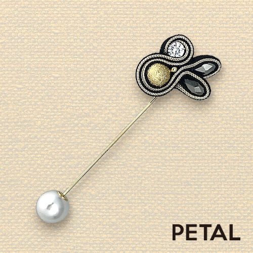 NEW ピンブローチ ダリア　【PETAL MARKET】　