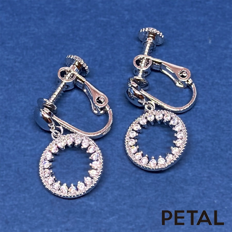 caronシリーズ サークルイヤリング【PETAL MARKET】