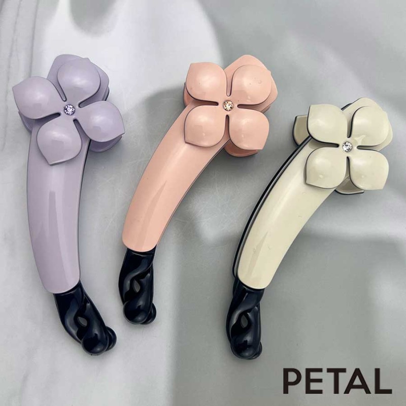 マカロン ハイドランジアバナナクリップ【PETAL MARKET】