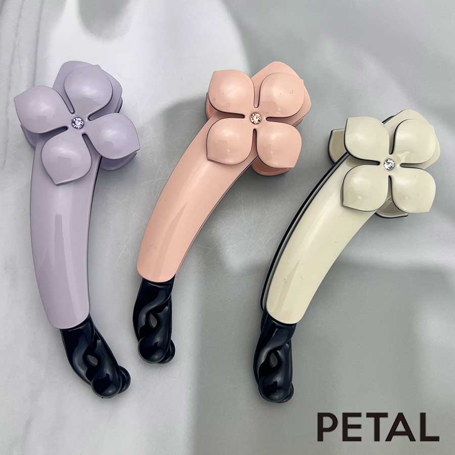 マカロン ハイドランジアバナナクリップ【PETAL MARKET】