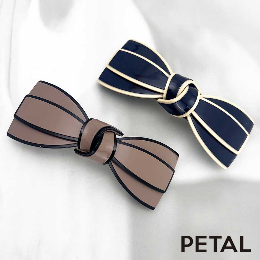 マカロン ミニリボンバレッタ【PETAL MARKET】