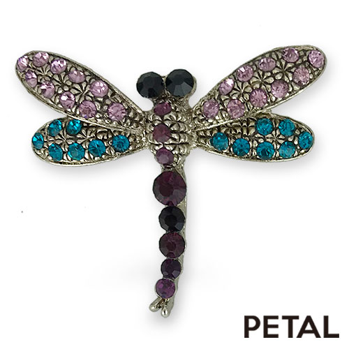 まじめなとんぼがやってきたブローチ【PETAL MARKET】