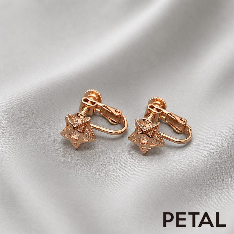 caron シリーズ イヤリング プチスター【PETAL MARKET】