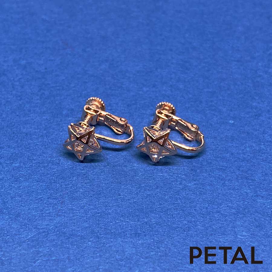 caron シリーズ イヤリング プチスター【PETAL MARKET】