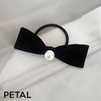 QUI　かわいシンプルベロアリボンゴム 【PETAL MARKET】|ゴム|アイテムで選ぶ