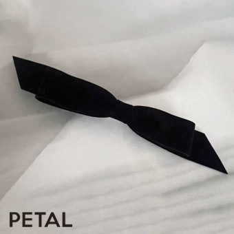QUI  ベルベットロングリボンピン 【PETAL MARKET】|ヘアピン|アイテムで選ぶ
