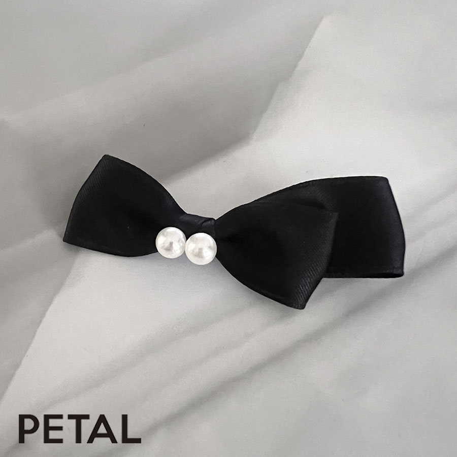 QUI かわいいサテンリボンピン 【PETAL MARKET】
