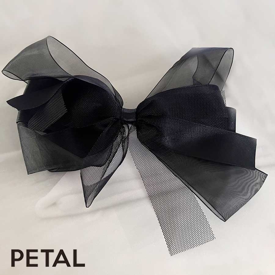 QUIチュールボリュームバレッタ 【PETAL MARKET】