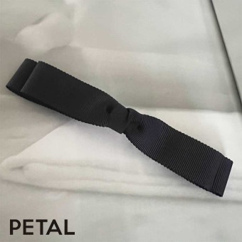 QUIグログランリボンのシンプルバレッタ 【PETAL MARKET】|バレッタ|アイテムで選ぶ