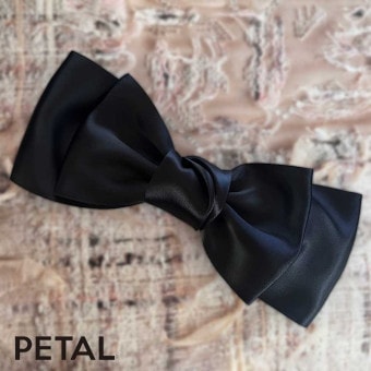QUIサテンのビッグダブルリボンバレッタ 【PETAL MARKET】|バレッタ|アイテムで選ぶ