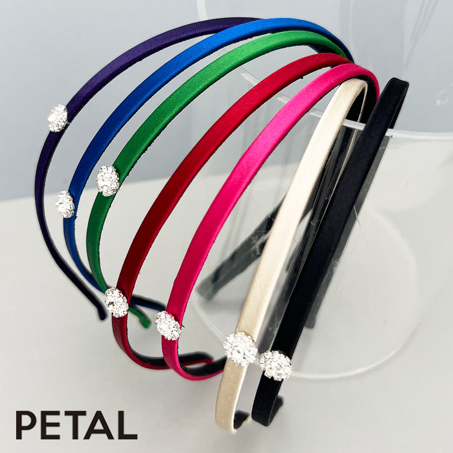 KOTI 　カラフル スリム ビジュー カチューシャ ココ【PETAL MARKET】