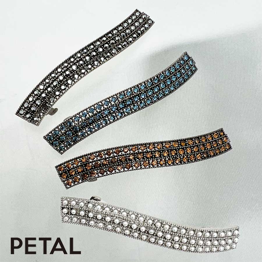 Sharonシリーズ ウエーブバレッタ 【PETAL MARKET】