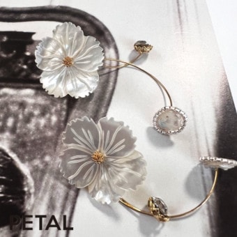 GRACE pearl ピアス＆イヤリング　モネ【PETAL MARKET】
