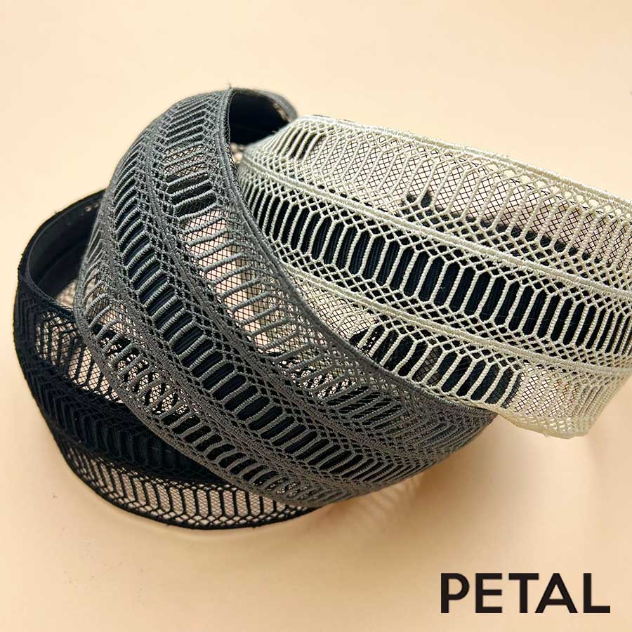 QUI レースカチューシャ ライムL【PETAL MARKET】