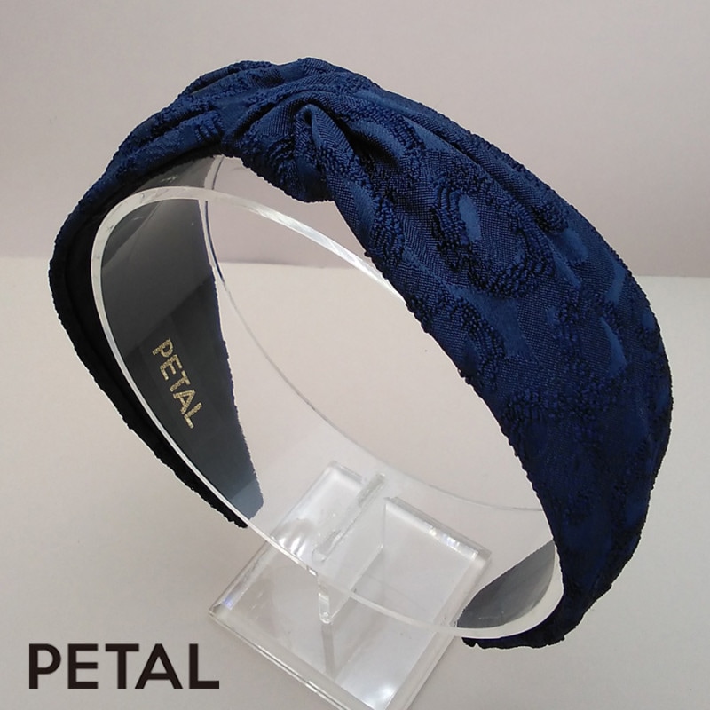 NEW  カチューシャ ミモレ 大人かわいい地模様　【PETAL MARKET】