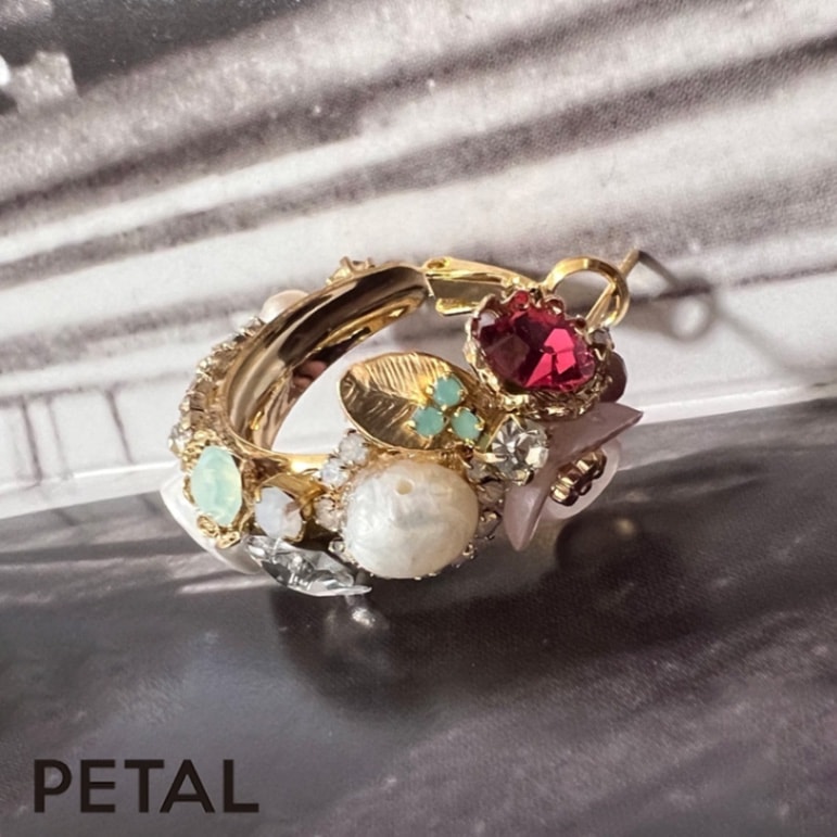 GRACE pearl　ピアス ラロフープ【PETAL MARKET】