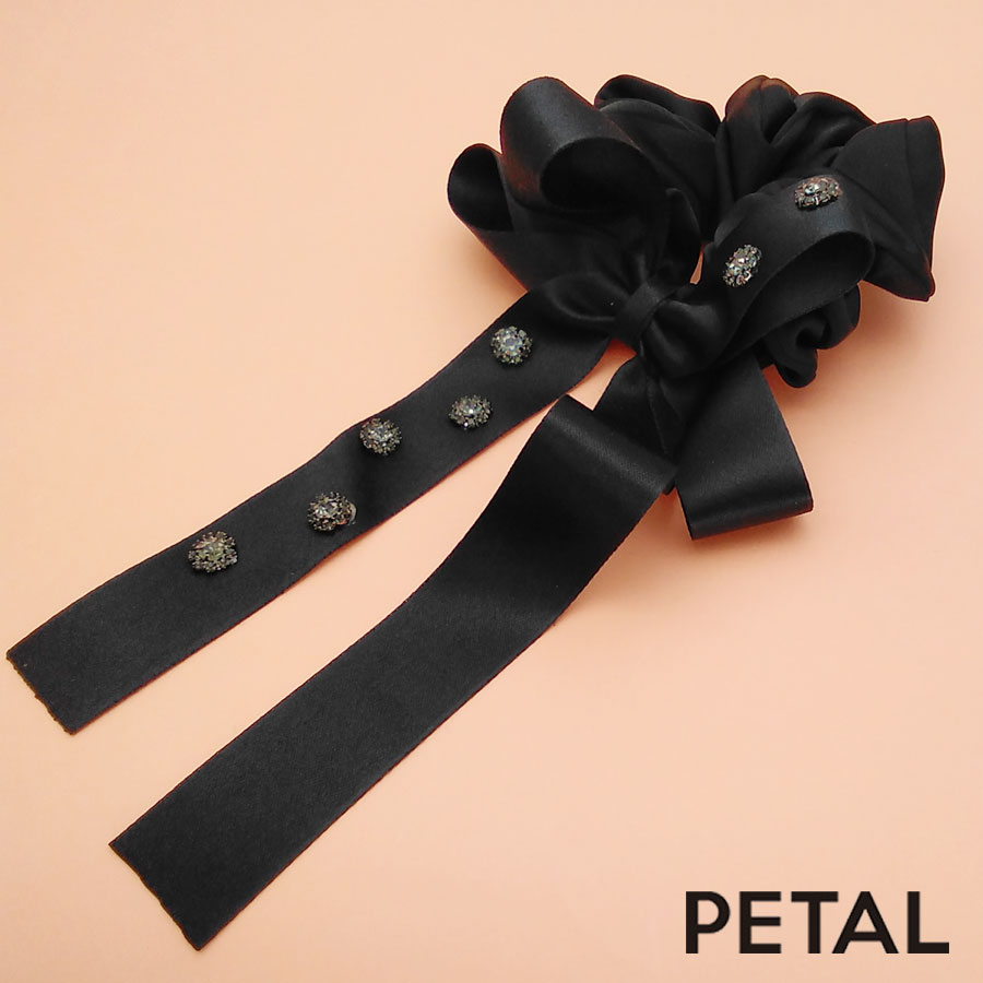 KOTI 　リボンロングシュシュ アシュリー【PETAL MARKET】