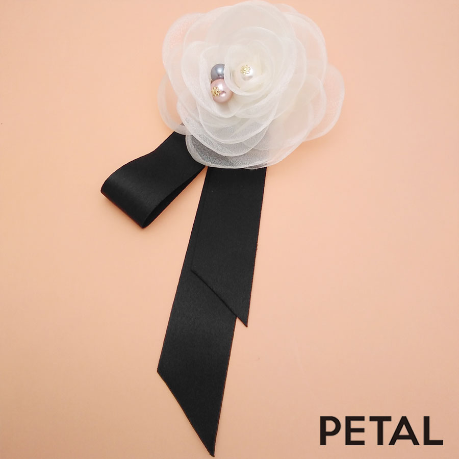 KOTI  ビッグフラワー ロングリボンゴム【PETAL MARKET】