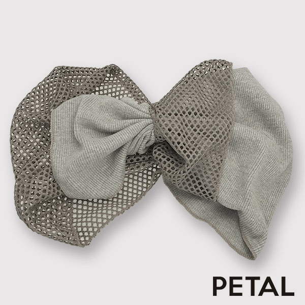 NEWカラー登場！軽くてふわっとフィット！BONBONリボンメッシュターバン【PETAL MARKET】